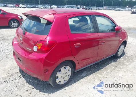 2015 Mitsubishi Mirage De/Rf из США, поврежденный, VIN ML32A3HJ1FH012711